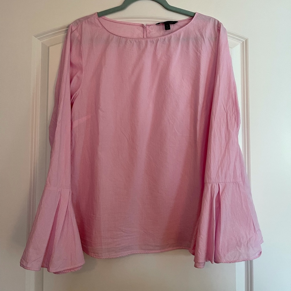 Banana Republic Pink & White Top